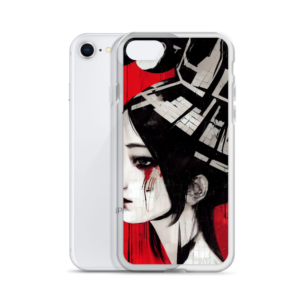 iPhone Case - Cyberpunk Geisha Girl