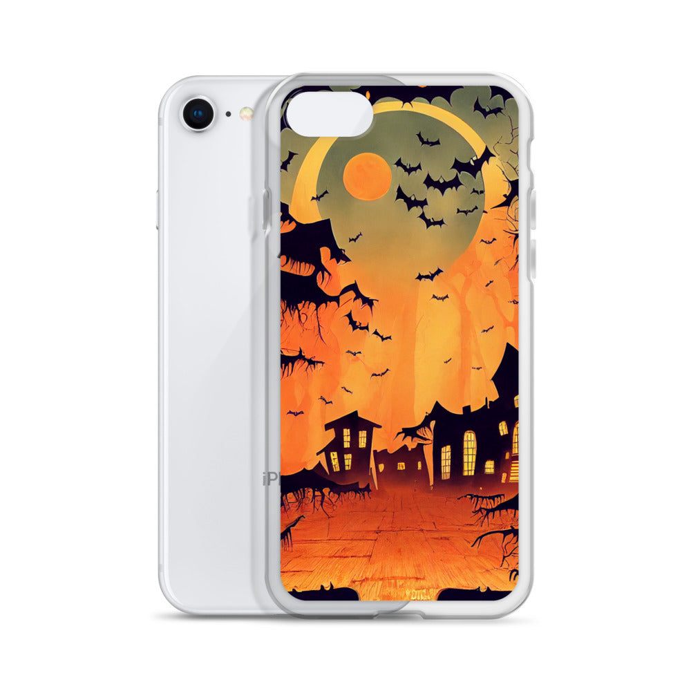 iPhone Case - Orange Halloween Moon