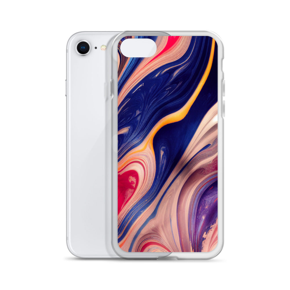 iPhone Case - Marbled Paint Swirl