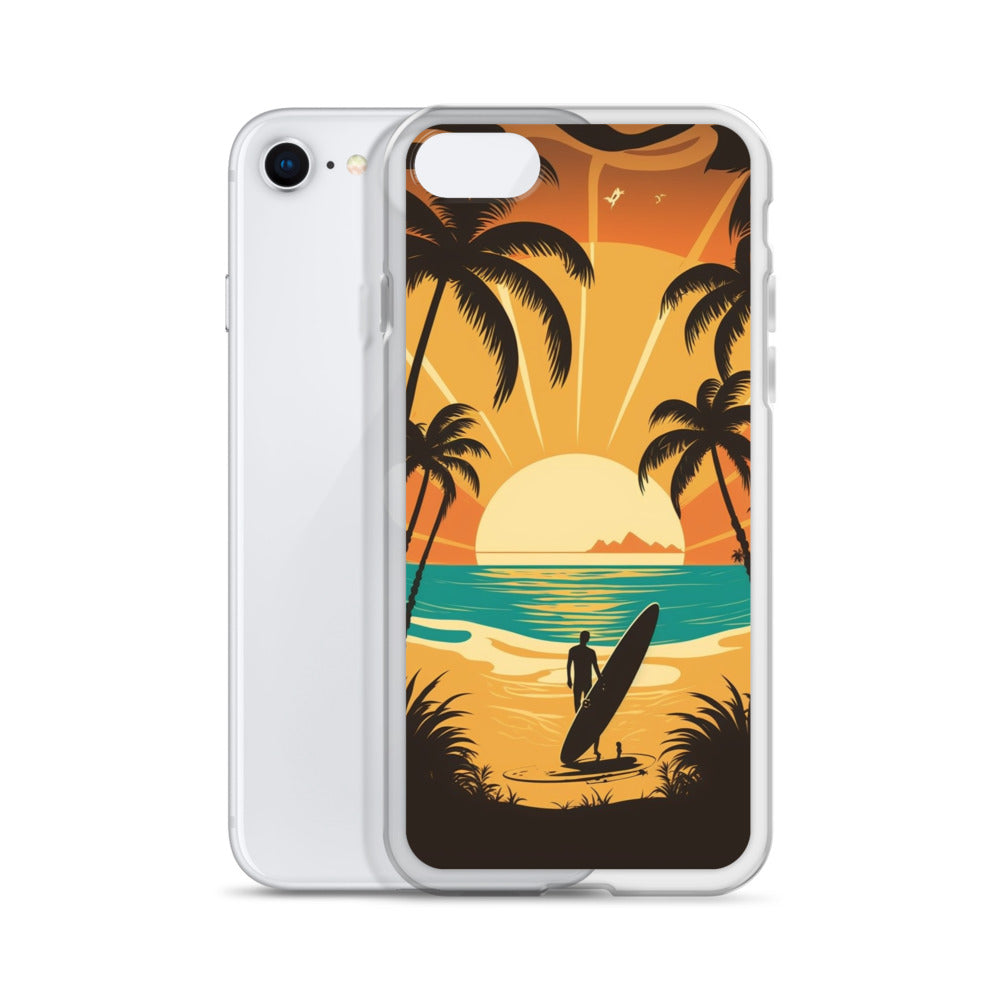 iPhone Case - Sunset Surfer