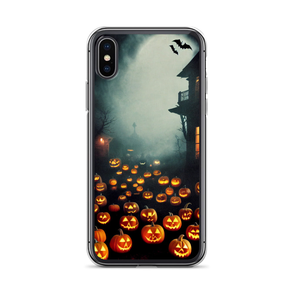 iPhone Case - Halloween Jack-o-Lanterns in the Mist