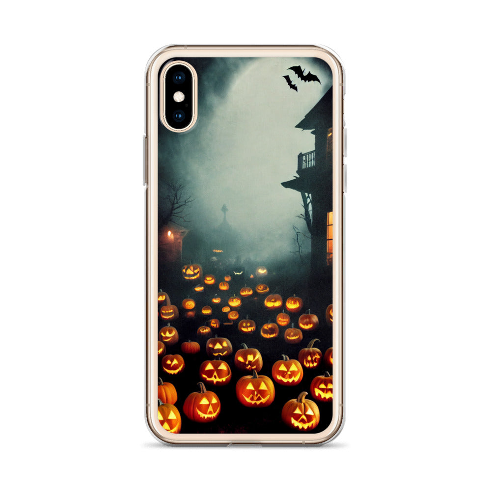 iPhone Case - Halloween Jack-o-Lanterns in the Mist