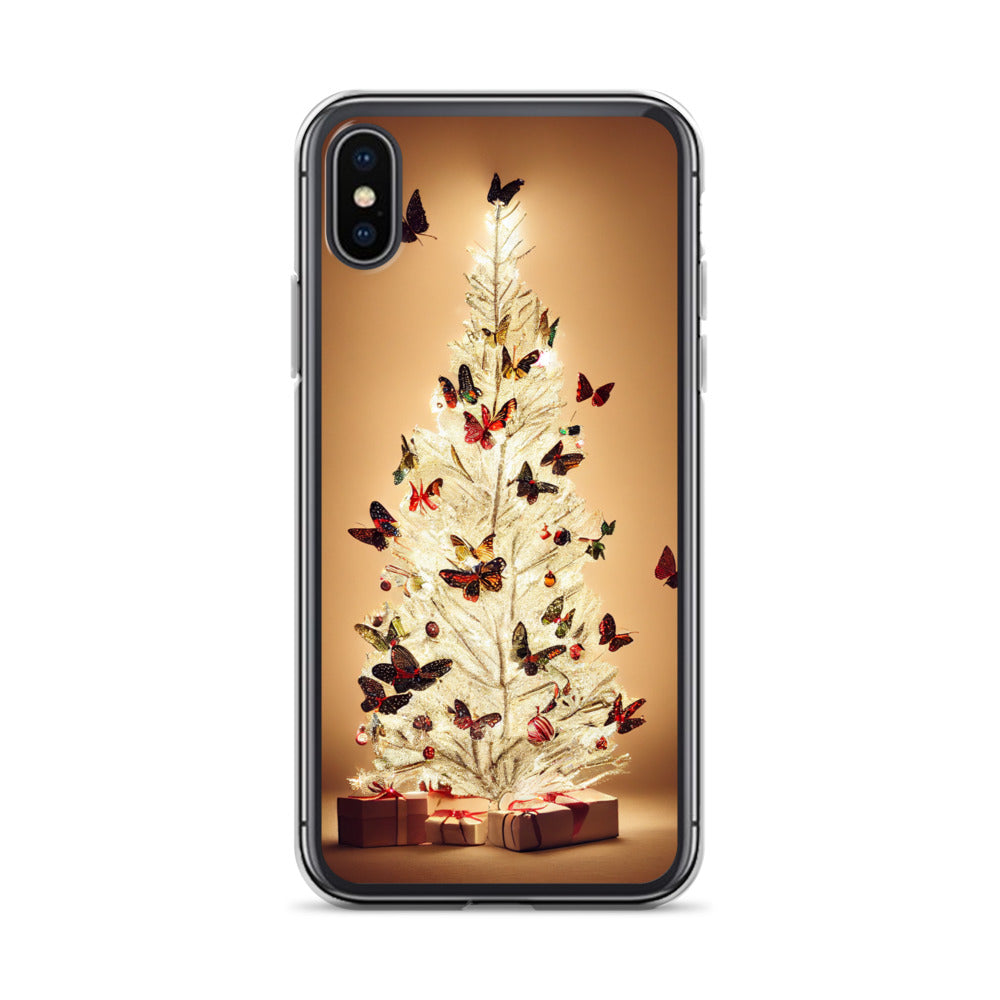 iPhone Case - Butterfly Christmas Tree