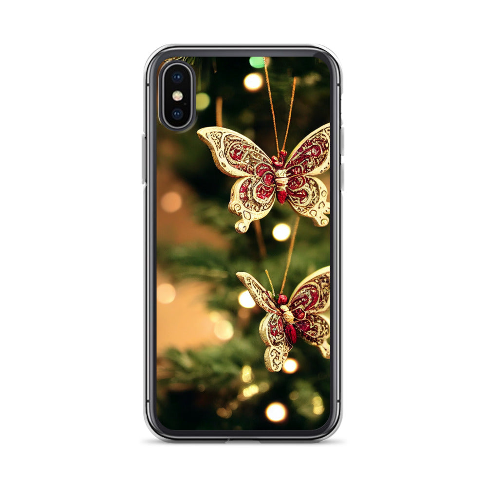 iPhone Case - Butterfly Christmas Ornaments