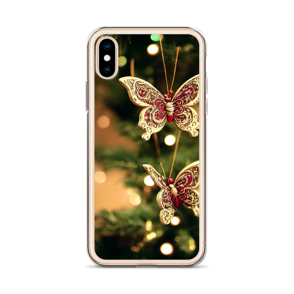 iPhone Case - Butterfly Christmas Ornaments