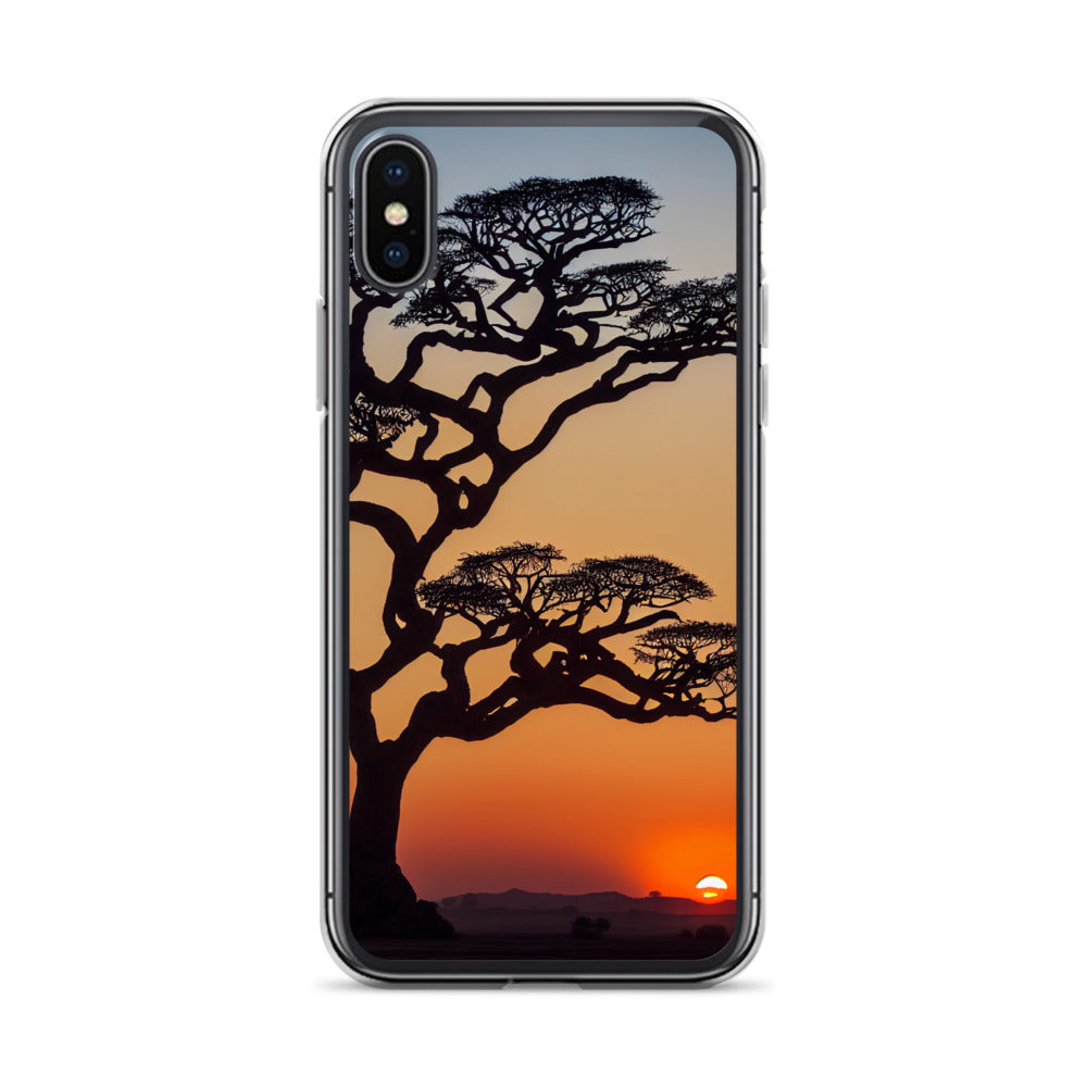 iPhone Case - African Vista - Acacia Tree at Sunset