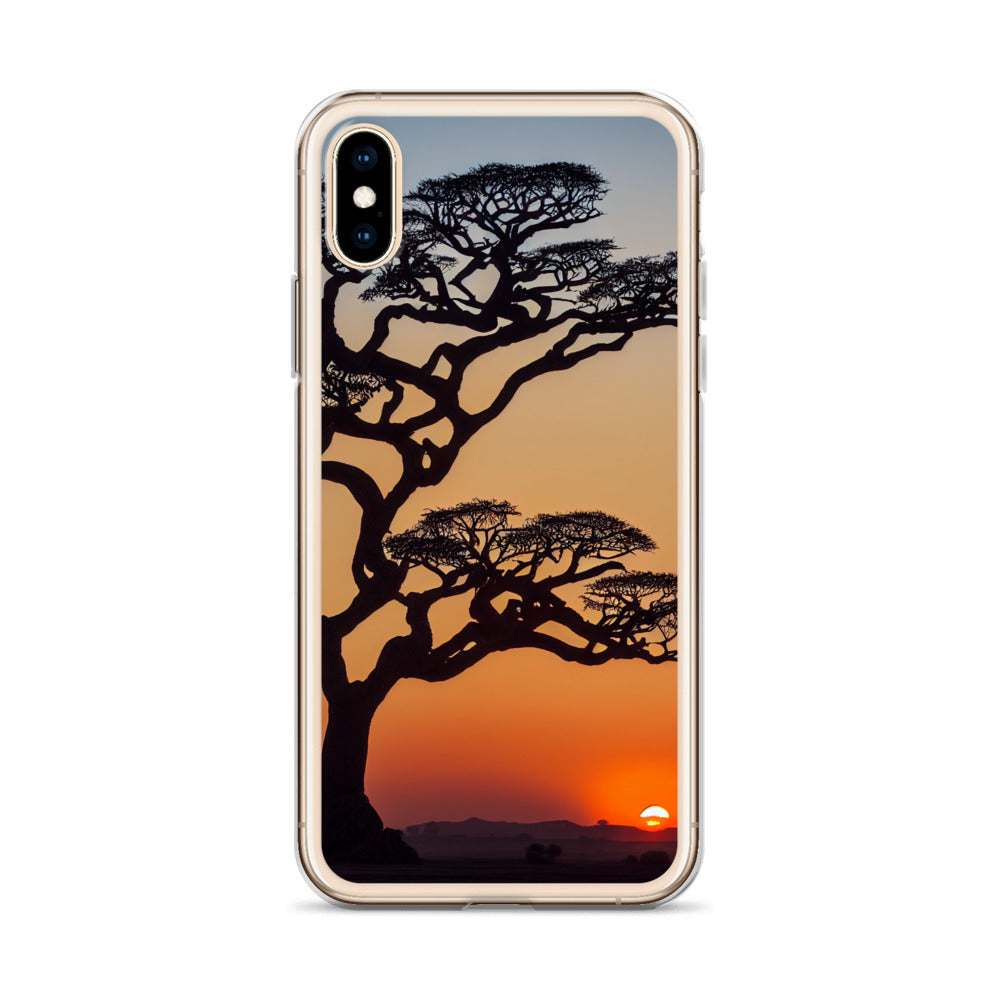 iPhone Case - African Vista - Acacia Tree at Sunset