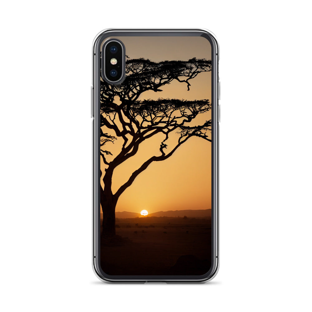 iPhone Case - African Vista - Acacia Tree at Sunset