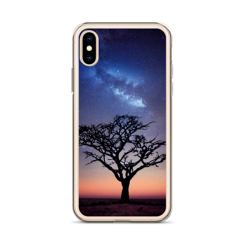 iPhone Case - African Vista - Acacia Under the Milky Way