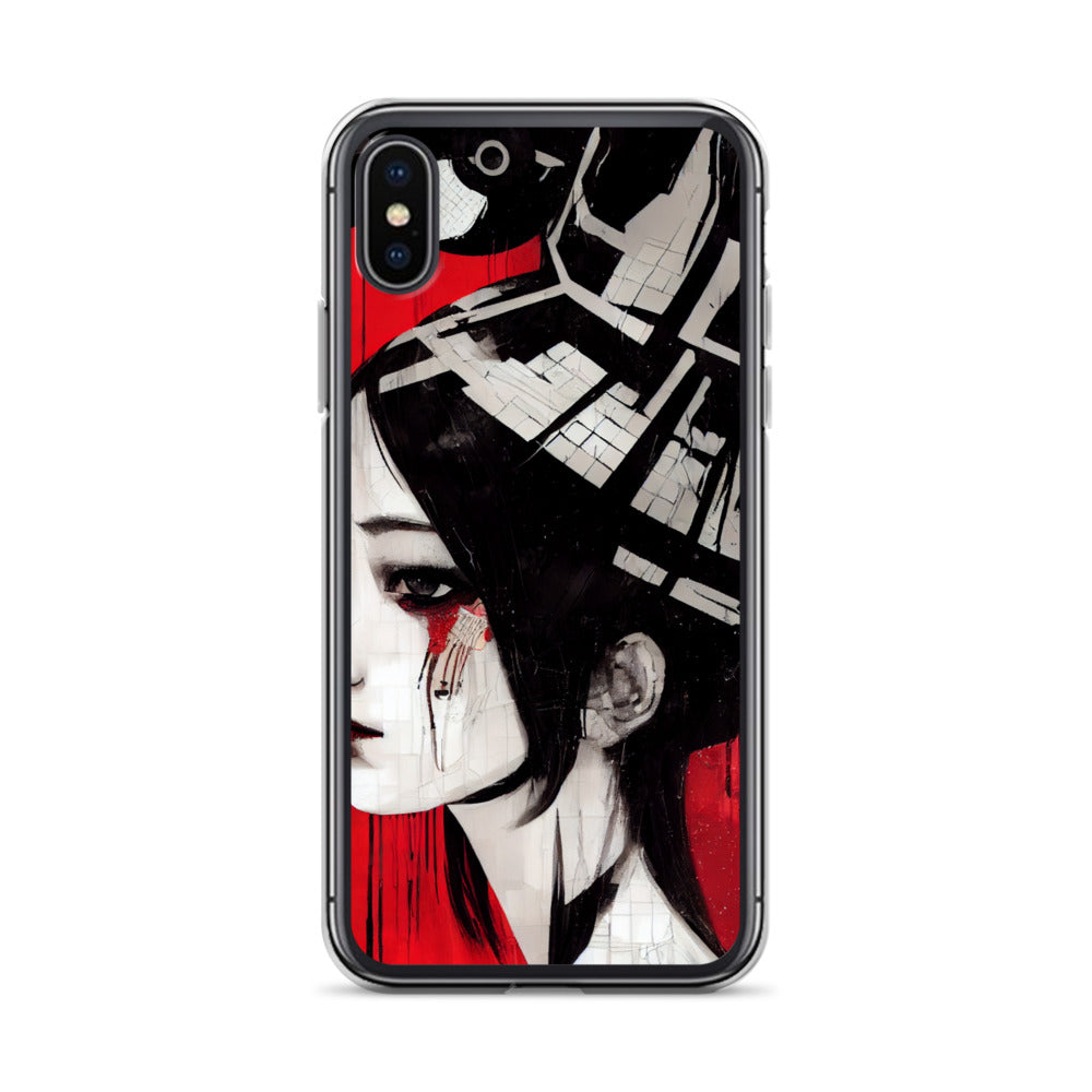 iPhone Case - Cyberpunk Geisha Girl