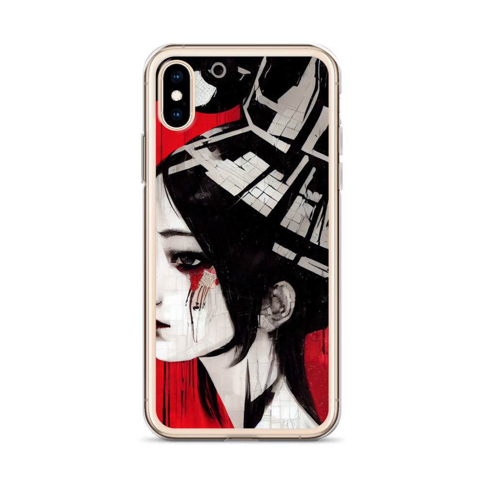 iPhone Case - Cyberpunk Geisha Girl