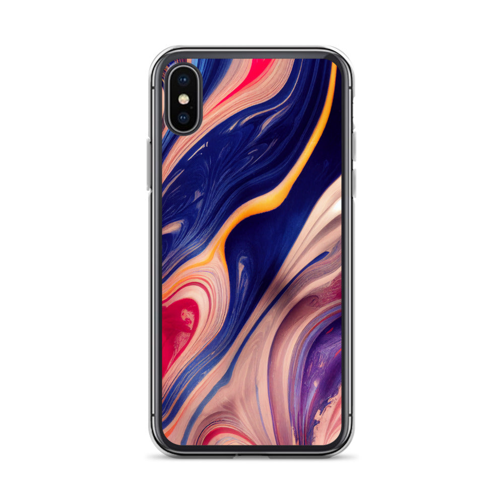 iPhone Case - Marbled Paint Swirl