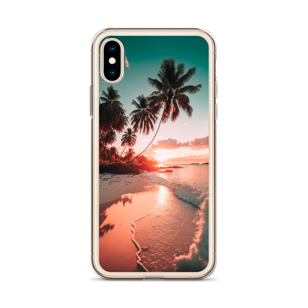 iPhone Case - Beach Life - Palm Trees at Sunset