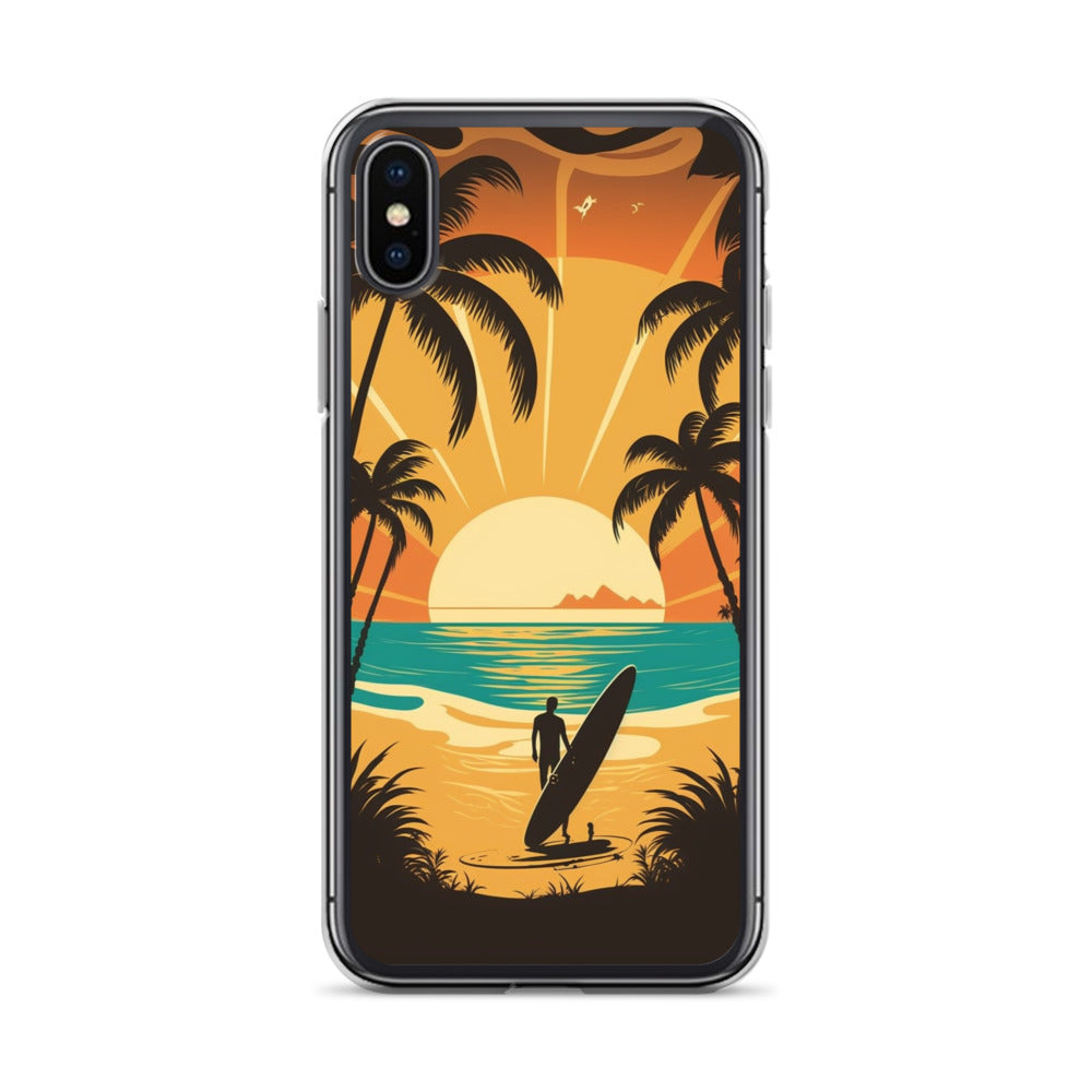 iPhone Case - Sunset Surfer