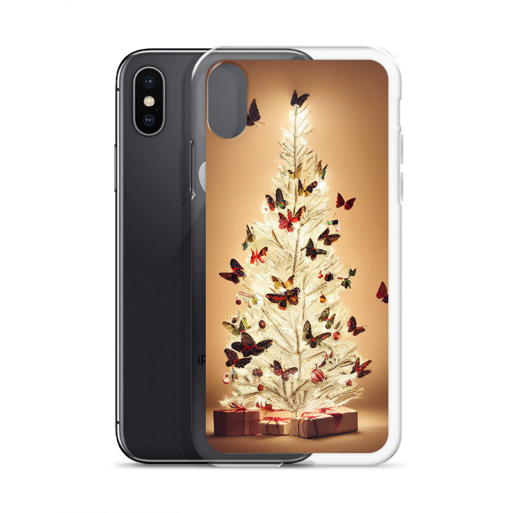 iPhone Case - Butterfly Christmas Tree