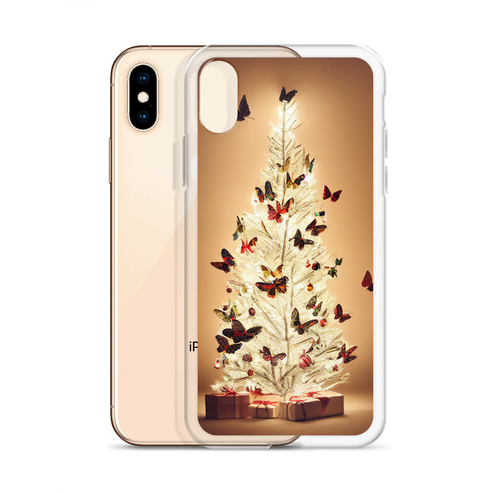 iPhone Case - Butterfly Christmas Tree