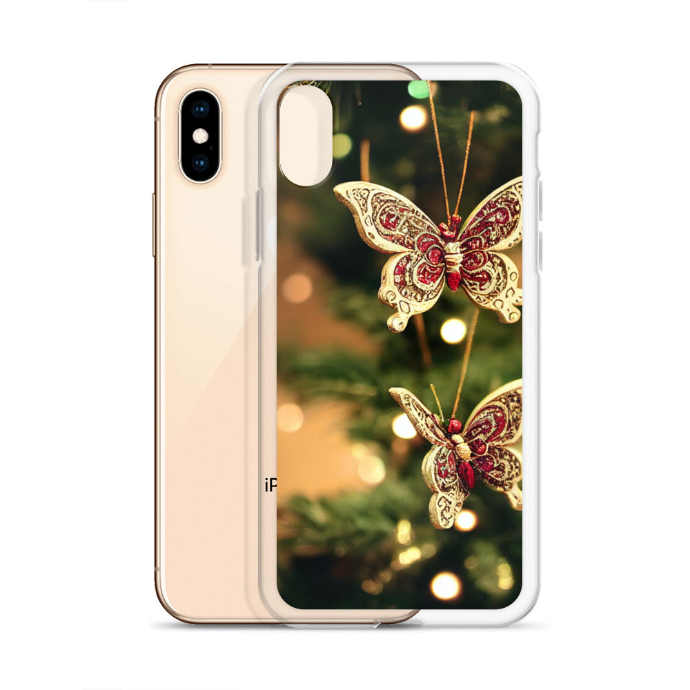 iPhone Case - Butterfly Christmas Ornaments