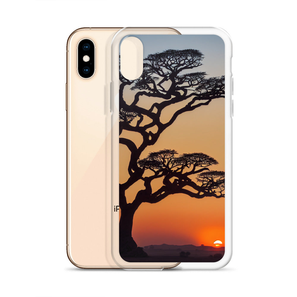 iPhone Case - African Vista - Acacia Tree at Sunset