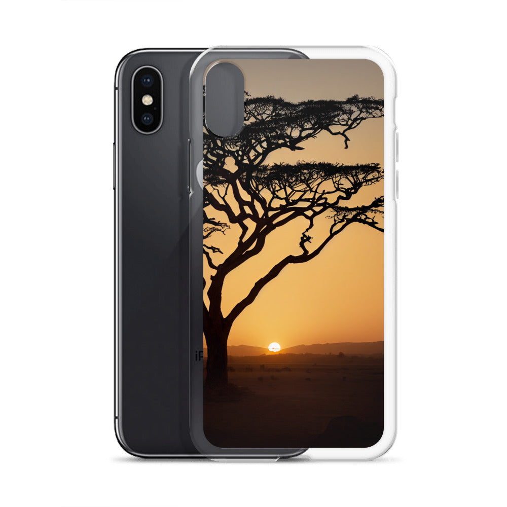 iPhone Case - African Vista - Acacia Tree at Sunset