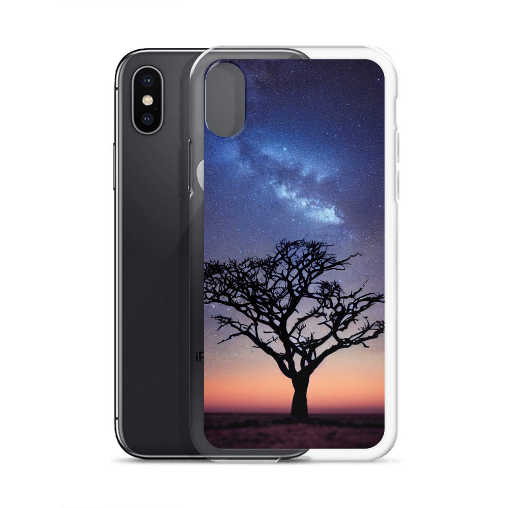 iPhone Case - African Vista - Acacia Under the Milky Way