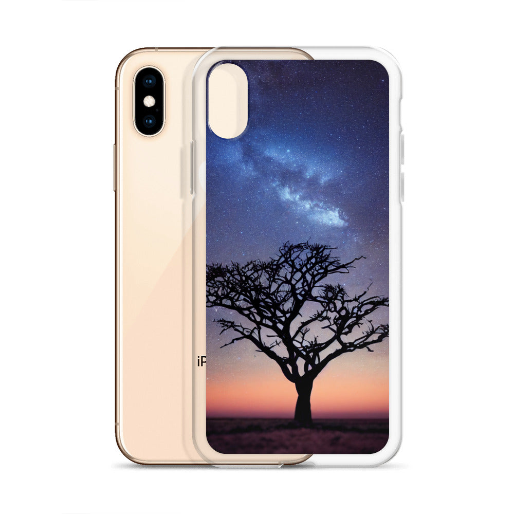 iPhone Case - African Vista - Acacia Under the Milky Way