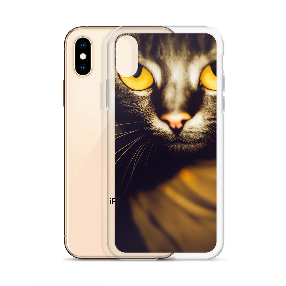 iPhone Case - Yellow Eyed Tabby Cat