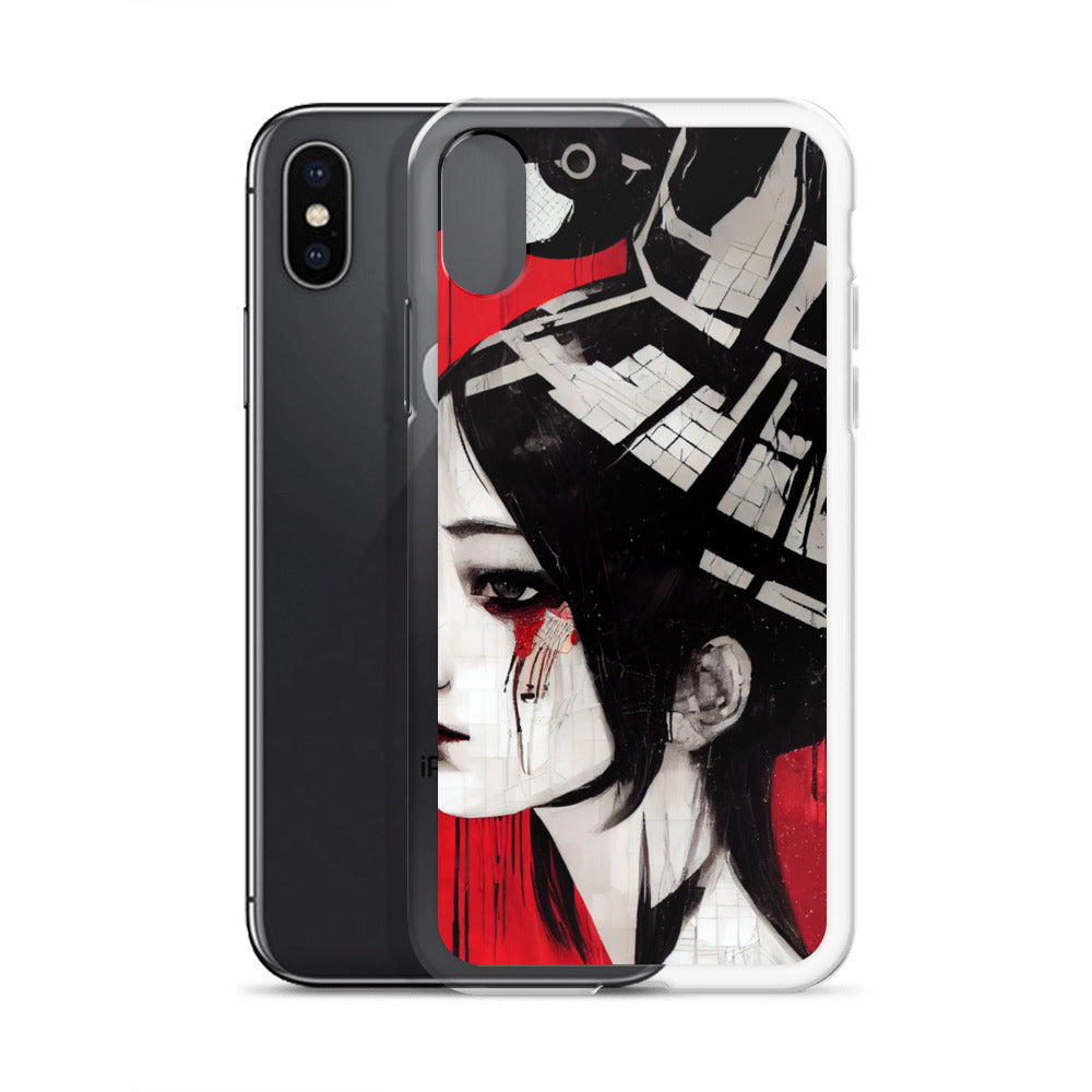 iPhone Case - Cyberpunk Geisha Girl