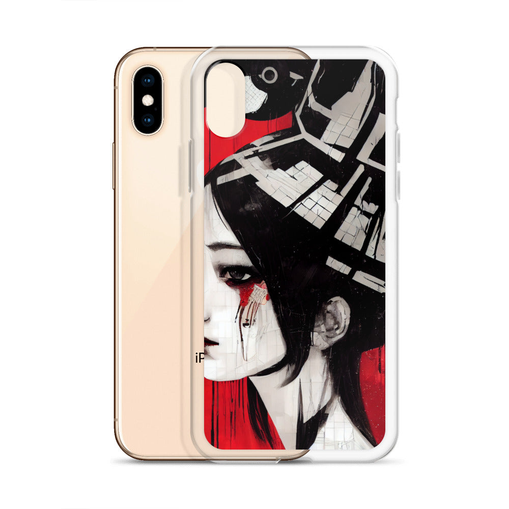 iPhone Case - Cyberpunk Geisha Girl