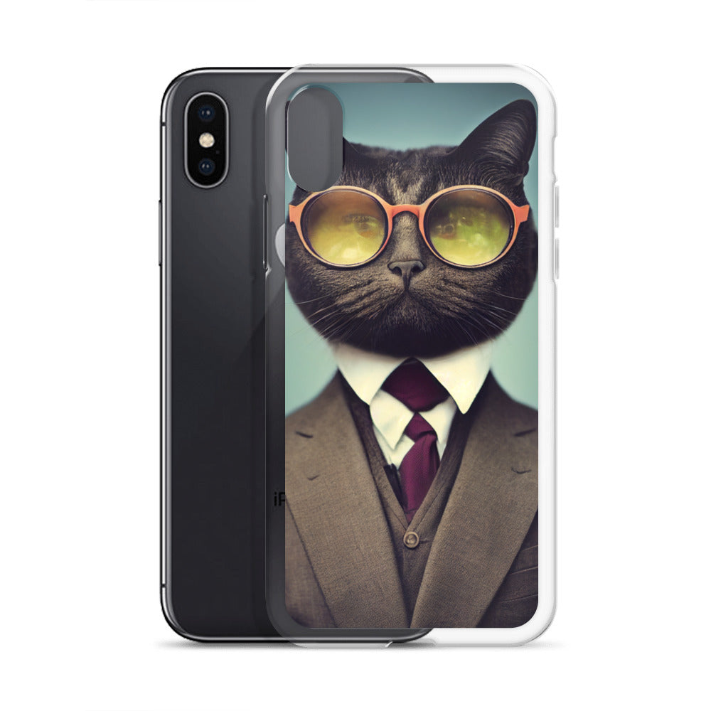 iPhone Case - Business Cat Accountant