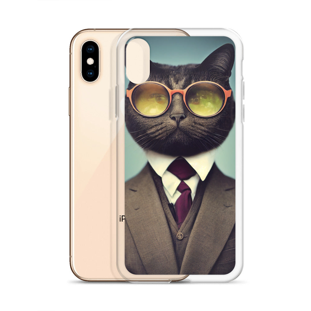 iPhone Case - Business Cat Accountant