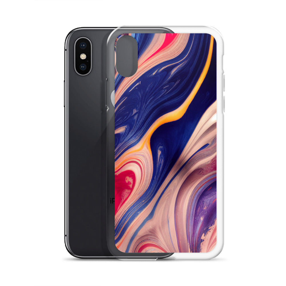 iPhone Case - Marbled Paint Swirl