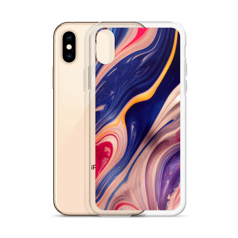 iPhone Case - Marbled Paint Swirl