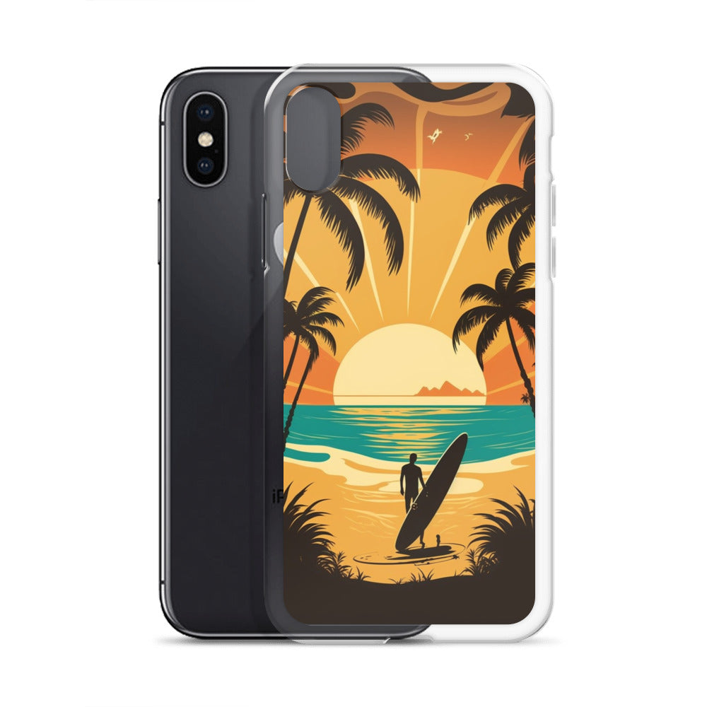 iPhone Case - Sunset Surfer