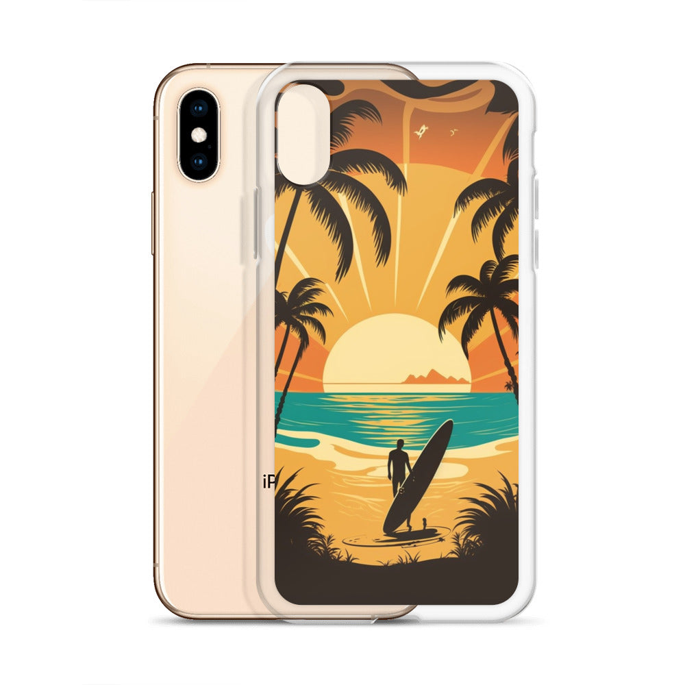 iPhone Case - Sunset Surfer