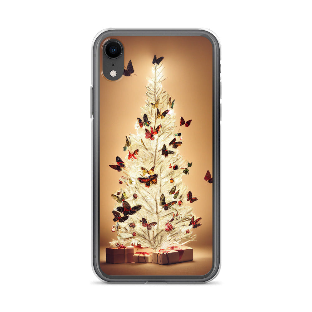 iPhone Case - Butterfly Christmas Tree