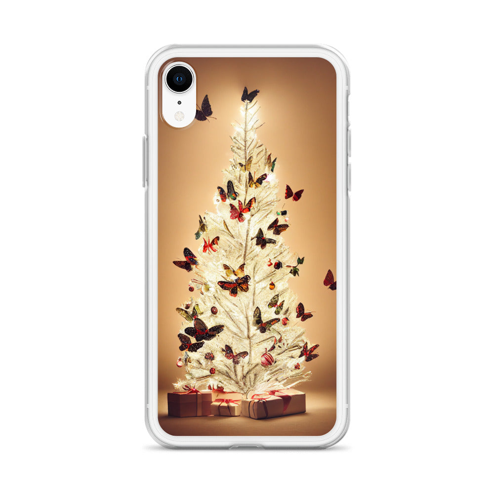 iPhone Case - Butterfly Christmas Tree