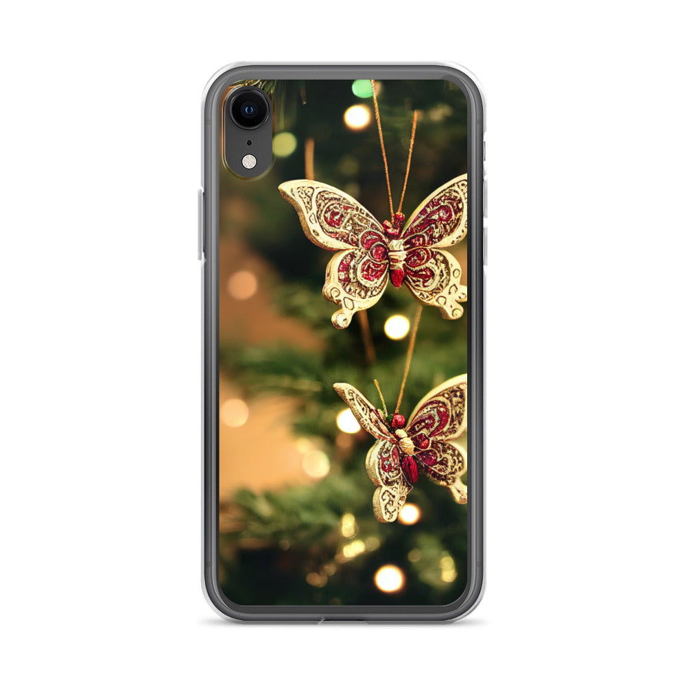 iPhone Case - Butterfly Christmas Ornaments