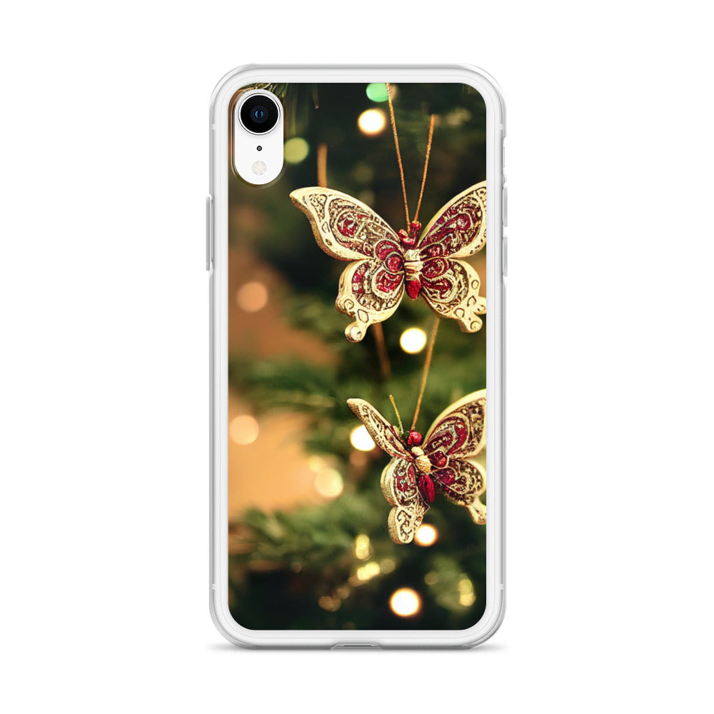 iPhone Case - Butterfly Christmas Ornaments