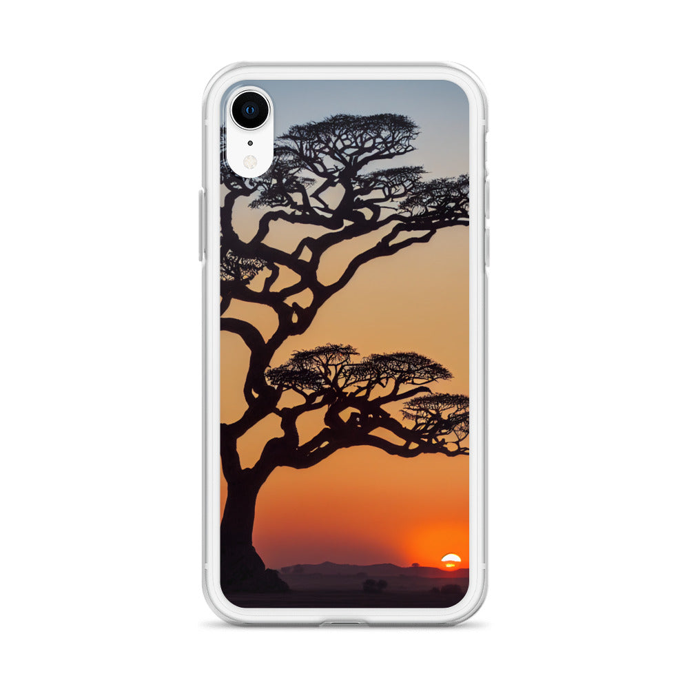 iPhone Case - African Vista - Acacia Tree at Sunset