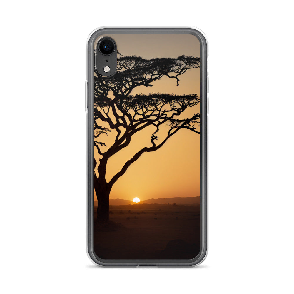 iPhone Case - African Vista - Acacia Tree at Sunset