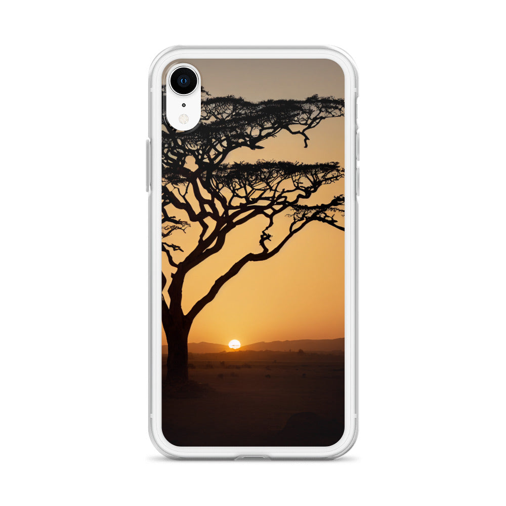 iPhone Case - African Vista - Acacia Tree at Sunset