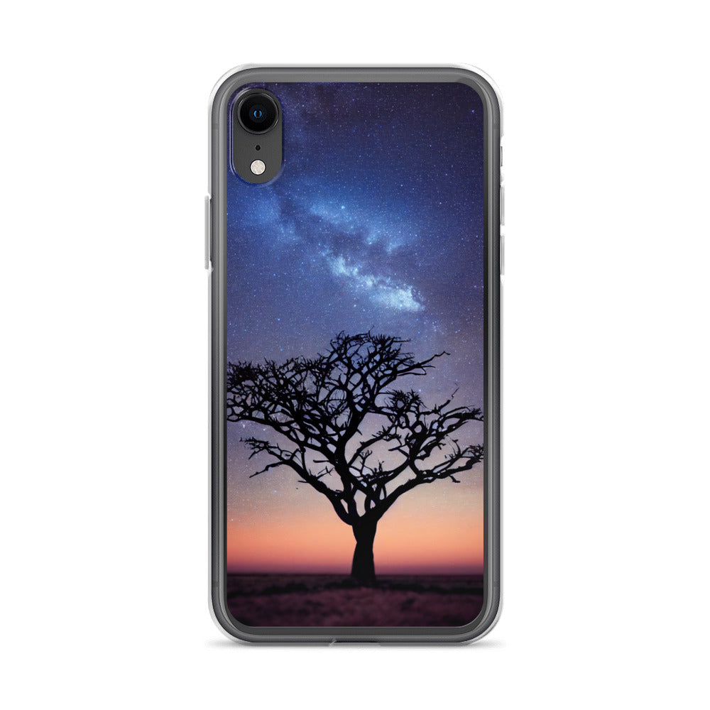 iPhone Case - African Vista - Acacia Under the Milky Way