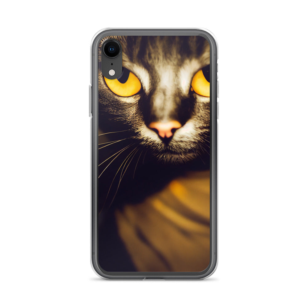 iPhone Case - Yellow Eyed Tabby Cat