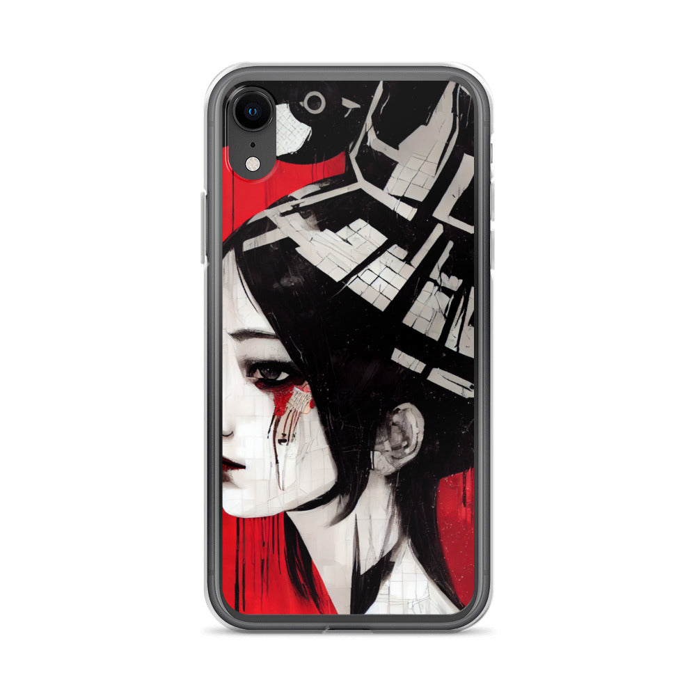 iPhone Case - Cyberpunk Geisha Girl