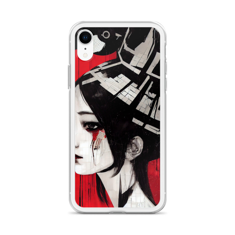 iPhone Case - Cyberpunk Geisha Girl