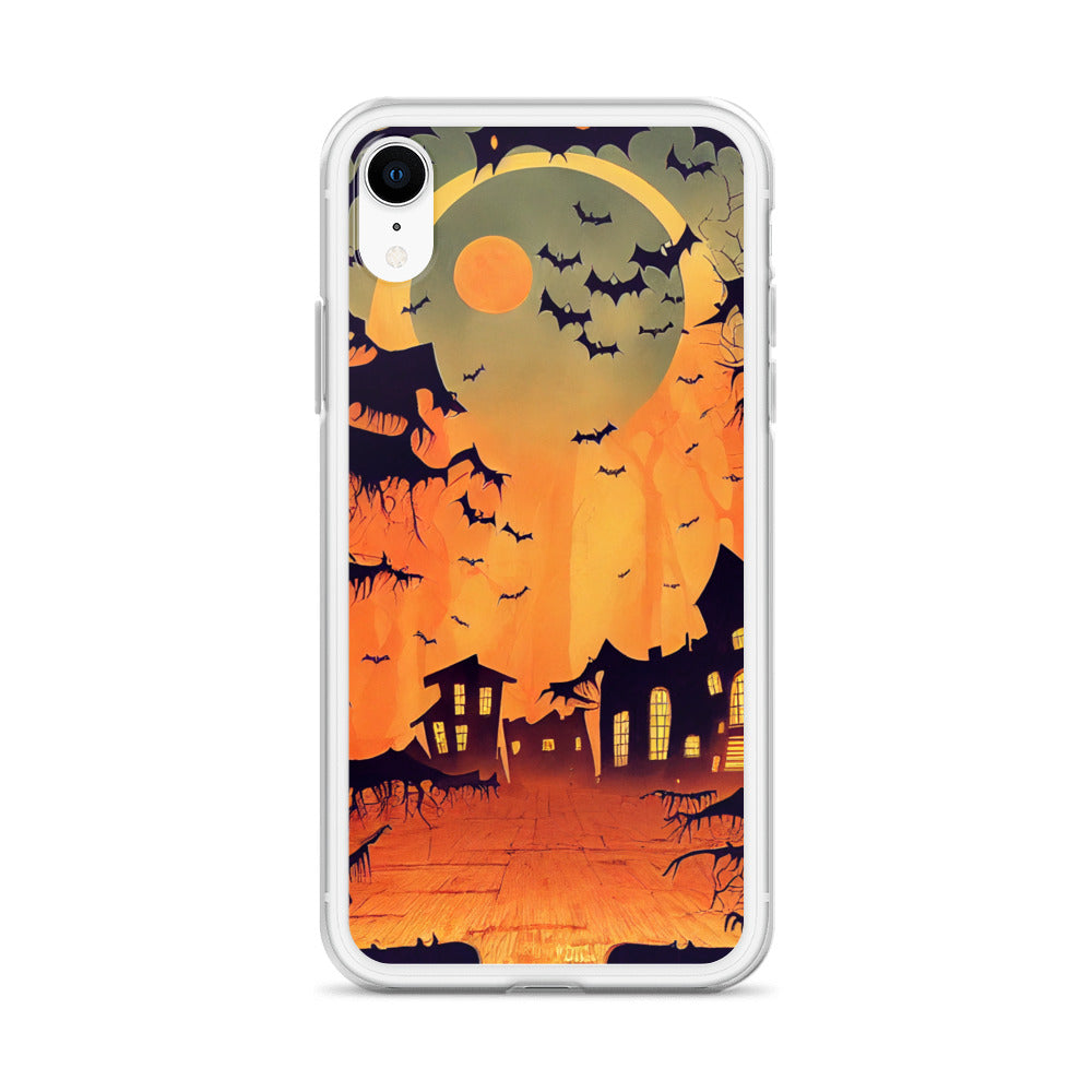 iPhone Case - Orange Halloween Moon