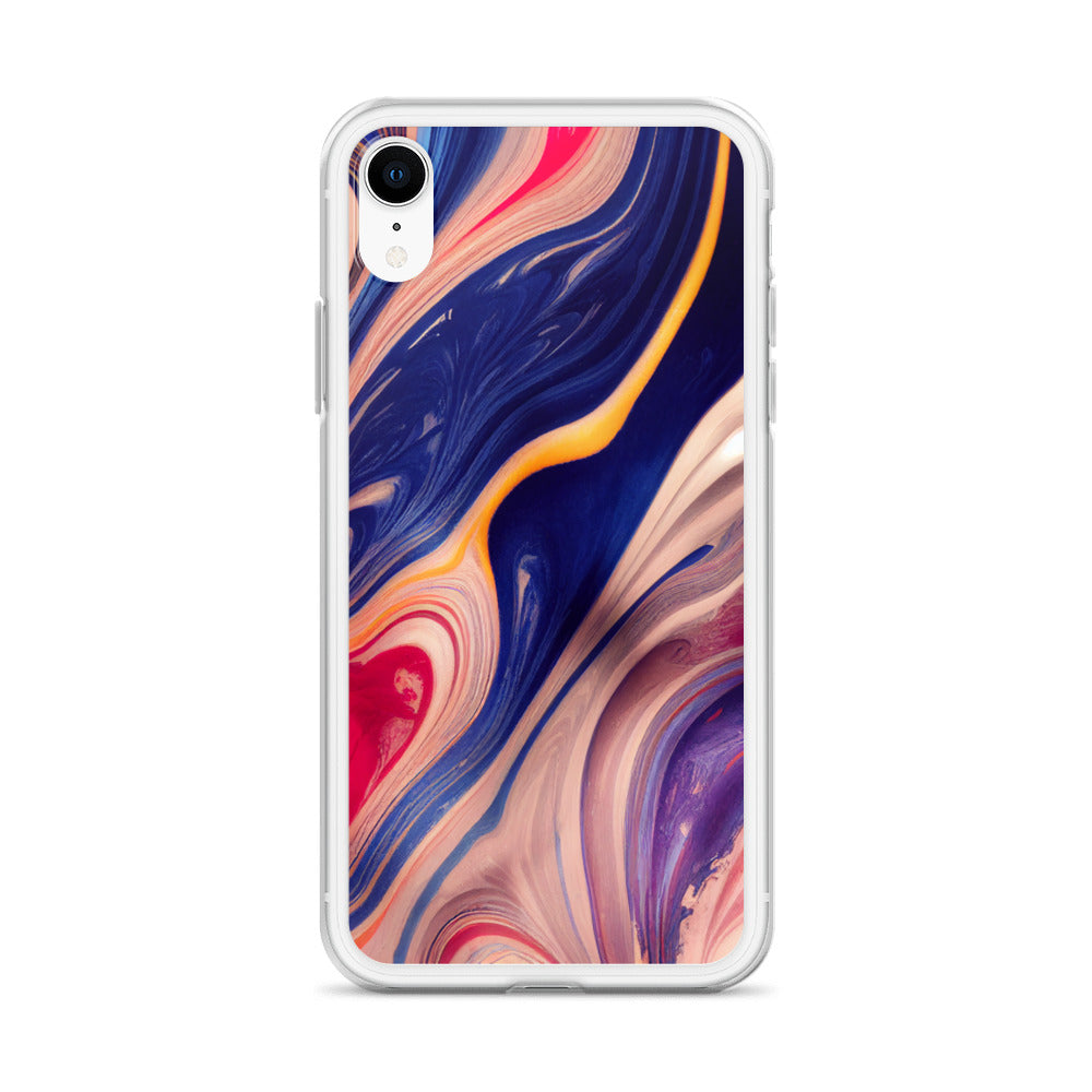 iPhone Case - Marbled Paint Swirl