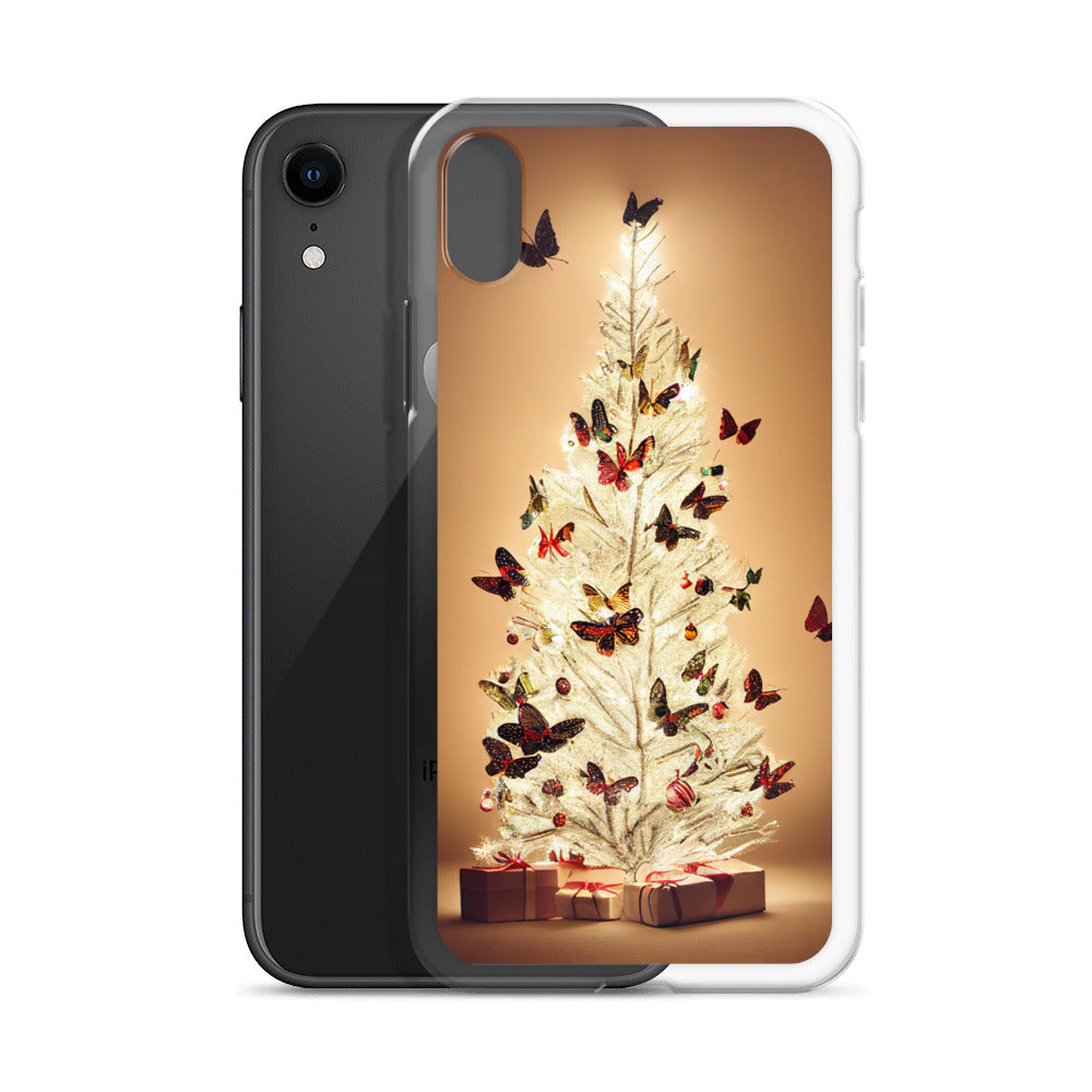 iPhone Case - Butterfly Christmas Tree