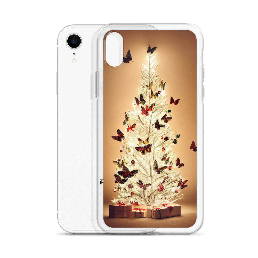 iPhone Case - Butterfly Christmas Tree