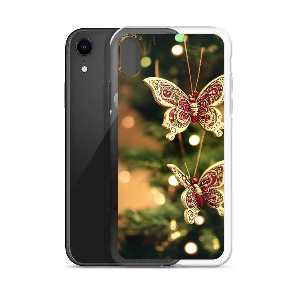 iPhone Case - Butterfly Christmas Ornaments